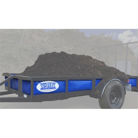 48 In. X 6 Ft. Sidewall Panels For Trailer, Royal Blue - 10 In. High Opening